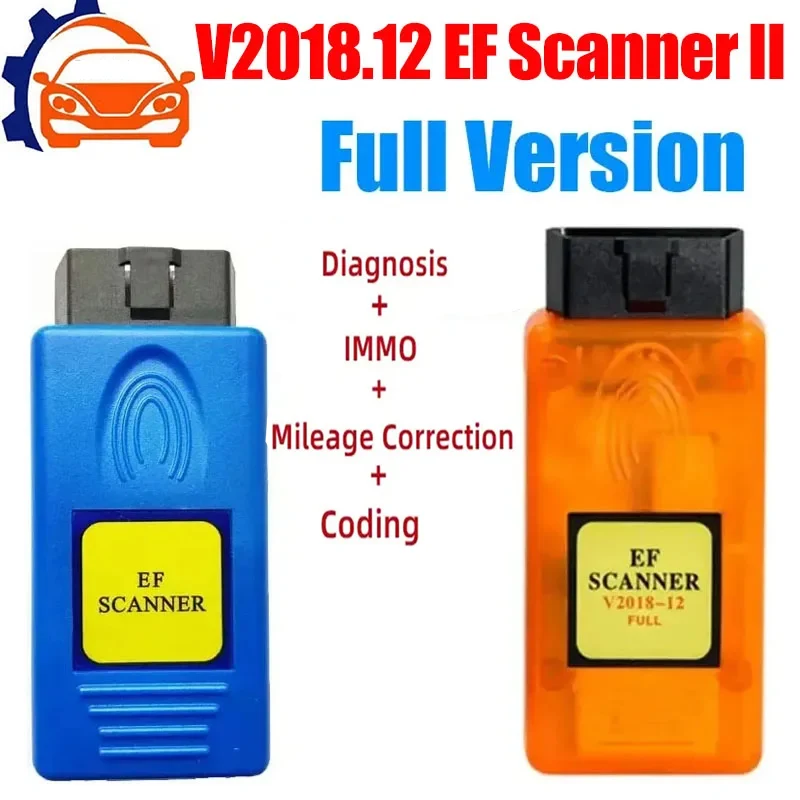 

NEW V2018.12 EF Scanner II Full Version for BMW Diagnosis IMMO KM Correction Coding E/F Scanner 2 Diagnostic Tool