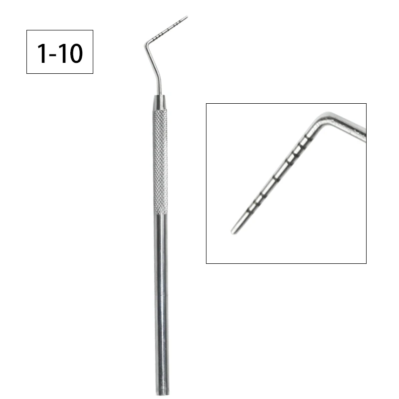 Dental Periodontal Probe Endodontic Equipment Probe with Scale Dentist Endodontic Tooth Cleaning