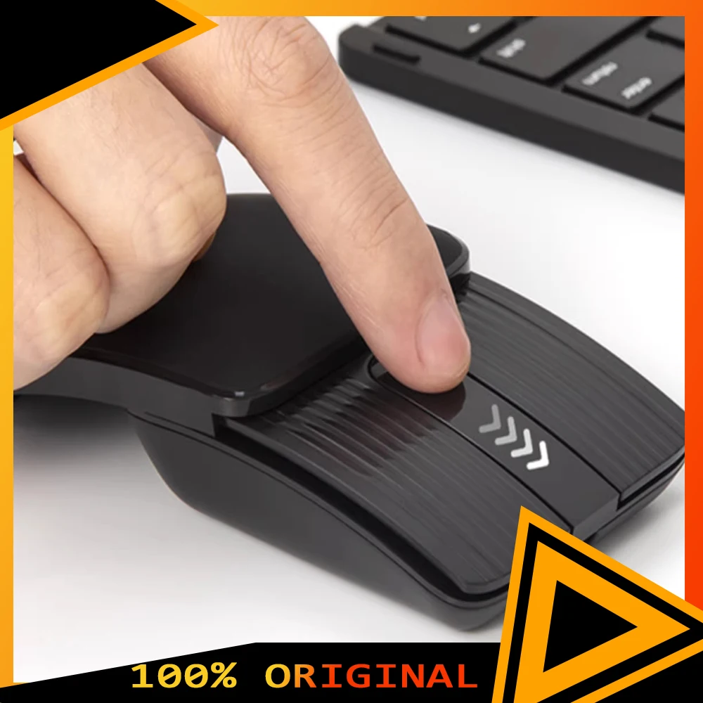 DeLUX MF10 Office Mouse Bluetooth Connection 1600DPI Collapsible Wireless Mouse Light Weight  Mute For Pc Accessories Gifts