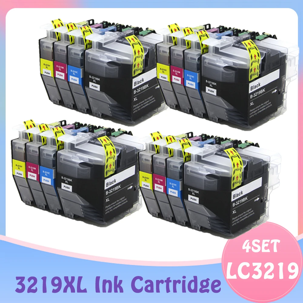 LC3219 LC3219XL Ink Cartridge For Brother 3219 3217 MFC-J5330DW J5335DW J5730DW J5930DW J6530DW J6935DW 3219xl lc3217 lc3217xl