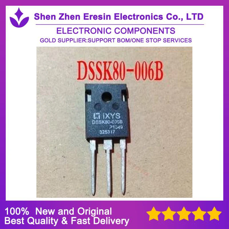 

Free shipping 10PCS/LOT DSSK80-006B TO247 New and original