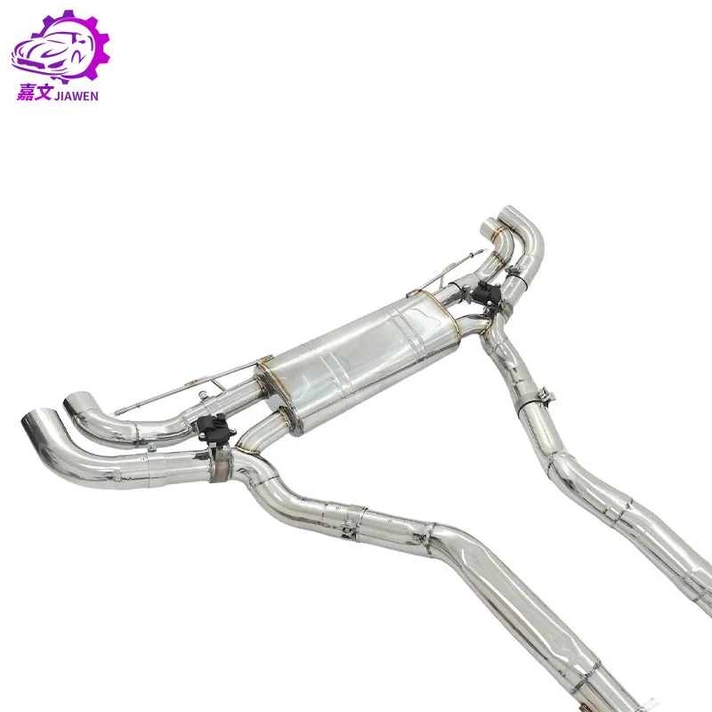 Suitable for B MW X5 X6 M50i G05 G06 V8 4.4T stainless steel cat back exhaust pipe with valve mu ffler
