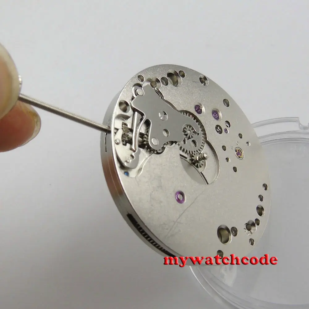 2-Hands 17 Jewels Mechanical Hand Winding 6498 Movement Replacement for ETA 6498 Watch Movement Small Second at 6 O'clock image 6