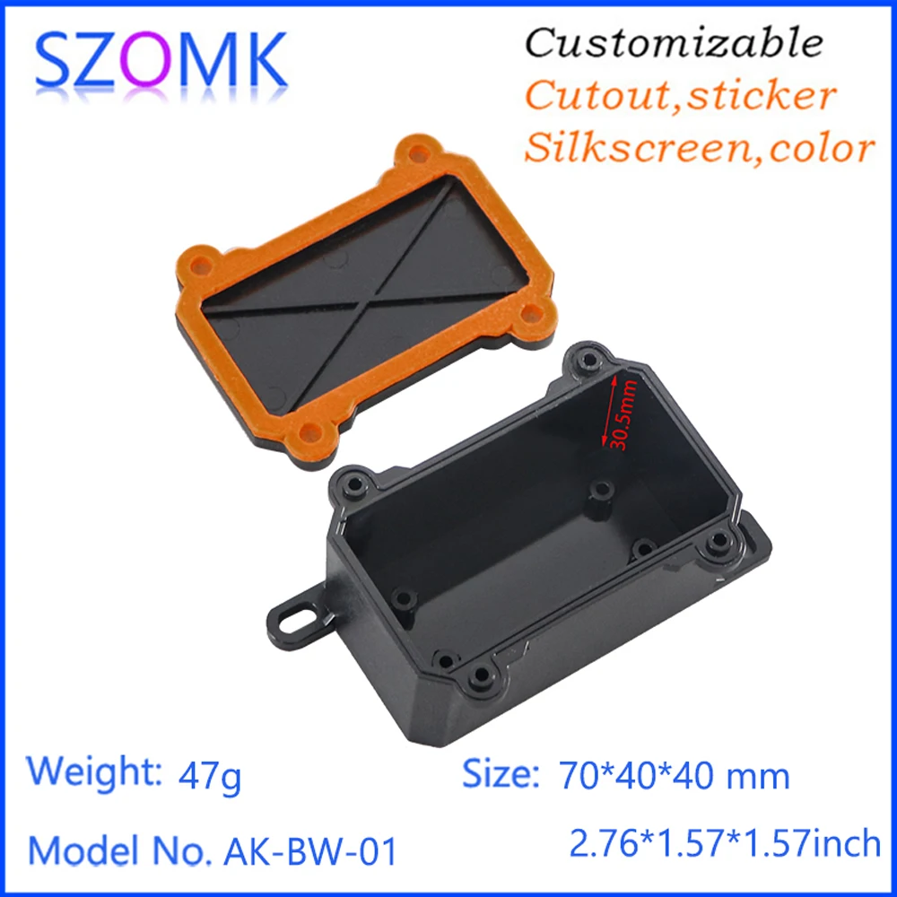 IP68 Electronics Waterproof Enclosure Box SZOMK Outdoor PC Plastic Weatherproof Housing Enclosure for PCB Device Control Box image 6