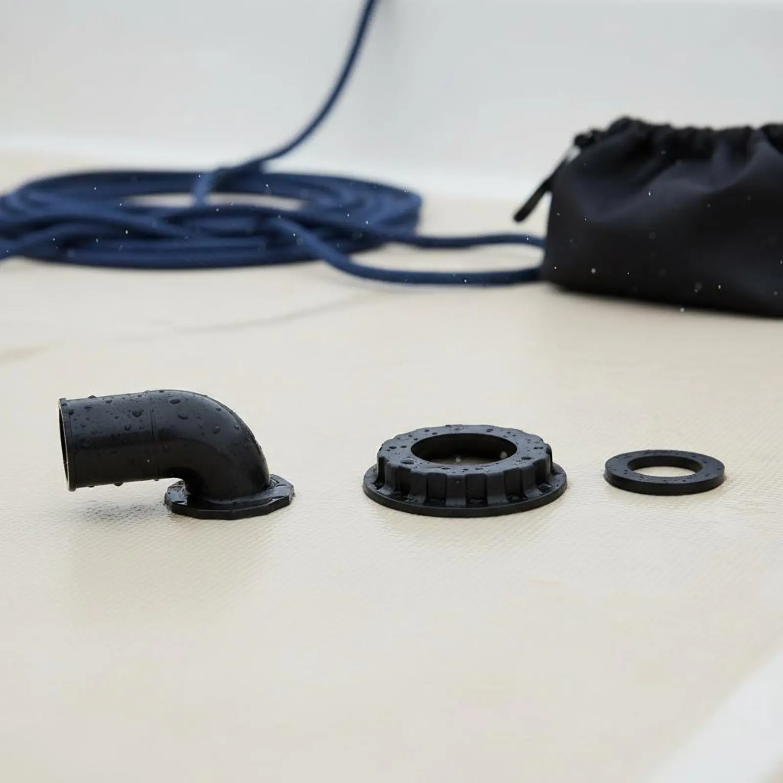 

BCD Elbow Connector Long-Lasting BCD Nut Collar Silicone Gasket Collar Corrosion Resistant for Underwater Divers, Underwater