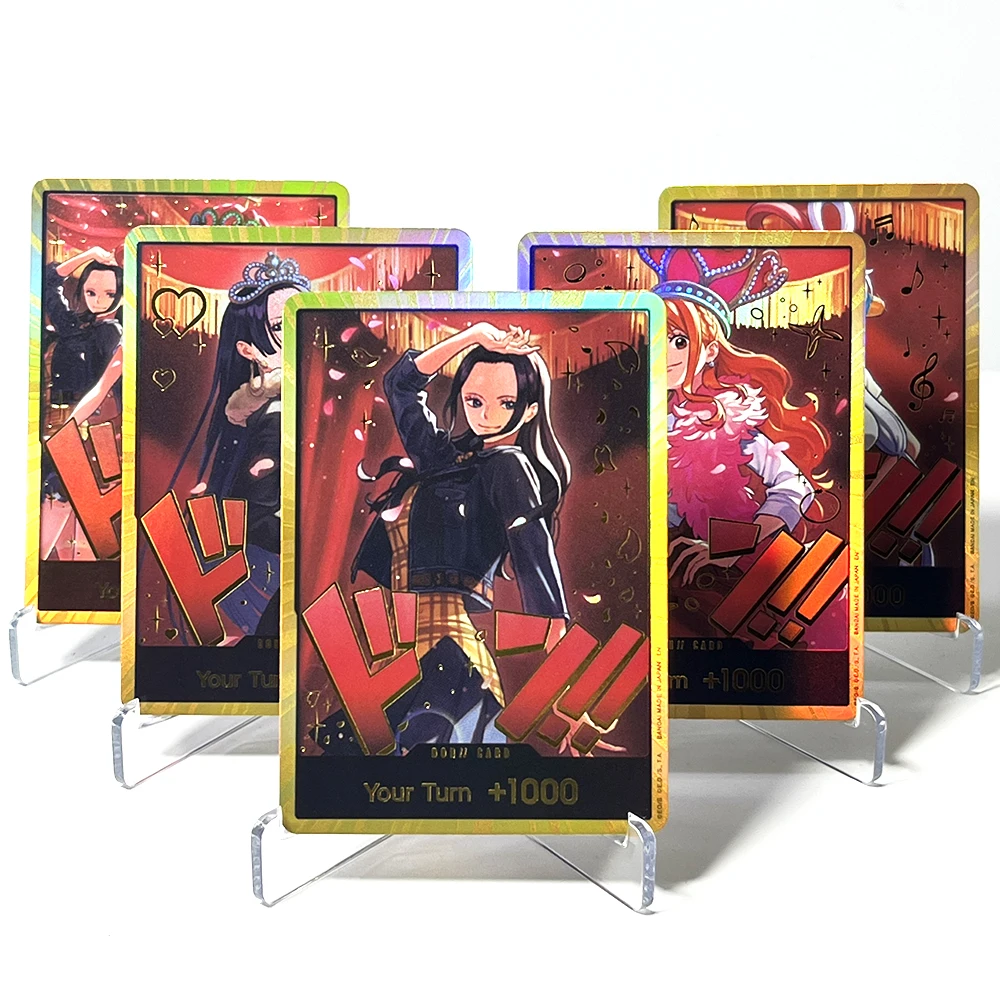 DON！！ONE PIECE Anime Collection Game Card Proxy OPCG English/japanese Hancock/Nami/Robin/Nice Robin/Uta texture Hotstamped Card view 2