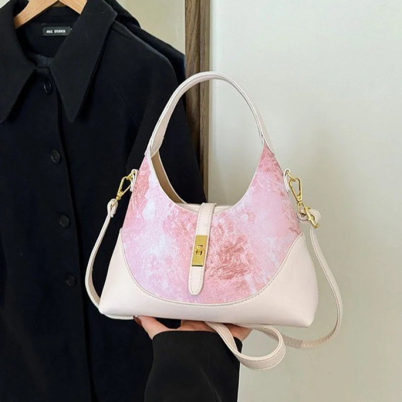 

Женская большая сумка из тонкой кожи с модным парижским повседневным легким мягким повседневным современным стилем ​