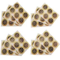 60Pcs 18 30 40 50 60th Thank You Celebration Sticker Adult Happy Birthday Anniversary Party Decoration Candy Gift Label Sticker