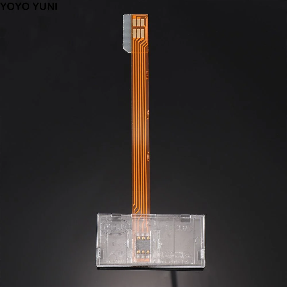 Transparent for Mobile Phones Sim Card Durable Big To Small SIM Card Open Device SIM Card Adapter Converter