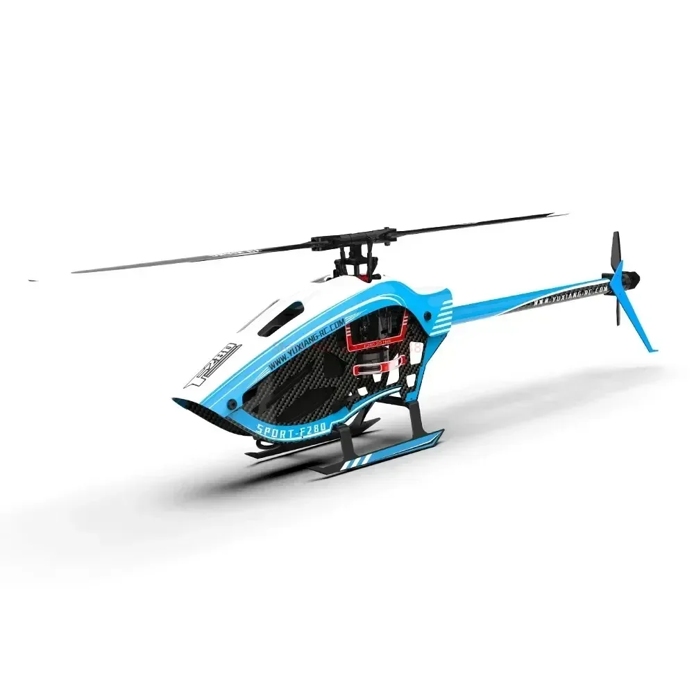 Yxznrc F280 Remote Control Helicopter 3d Stunt Reverse Rc Six-channel Brushless Motor 2.4g Direct Drive Helicopter Model Toy