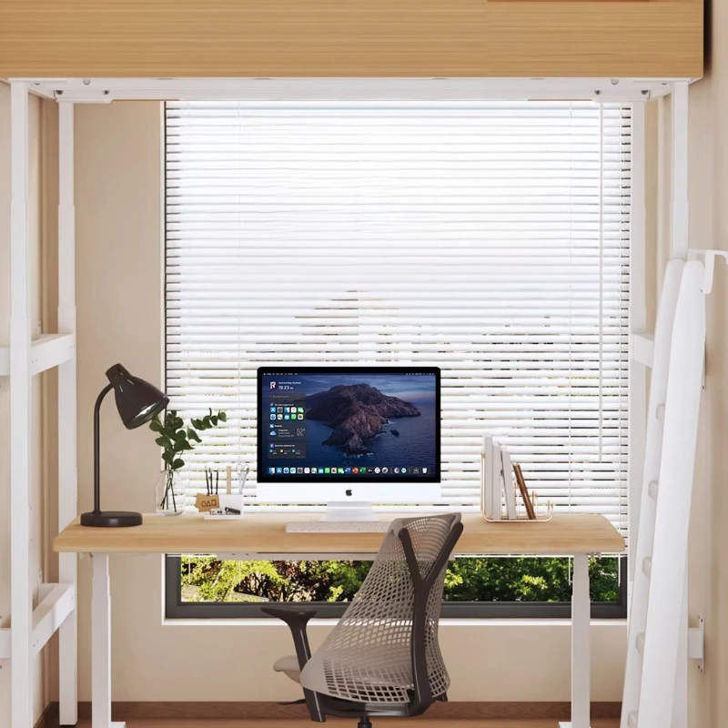 

With fence, can lift household upper and lower beds, fully automatic intelligent electric beds, apartment electric lifting beds