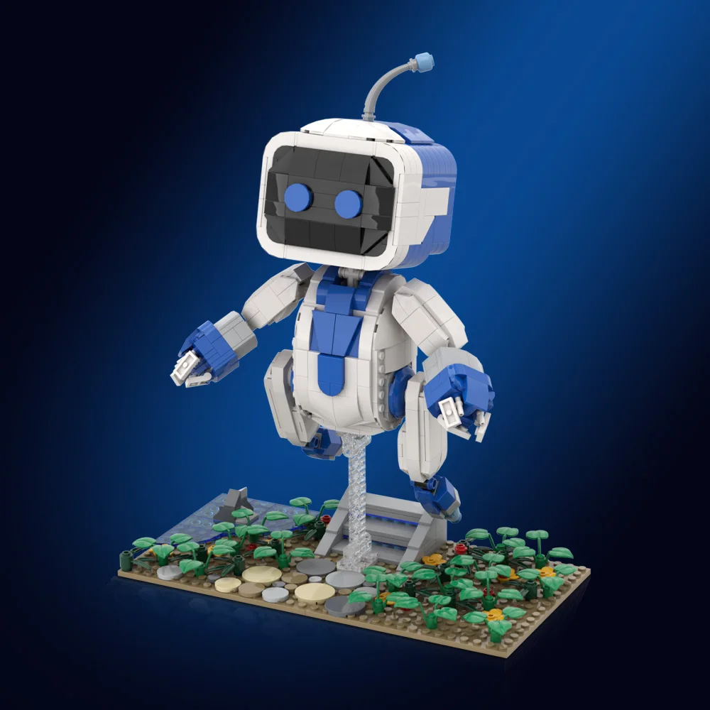 

MOC Astro Bot Model Building Blocks Cosmic Adventure Game Spider Form Activity Robot DIY Design Robot Brick Toy Kid Gift