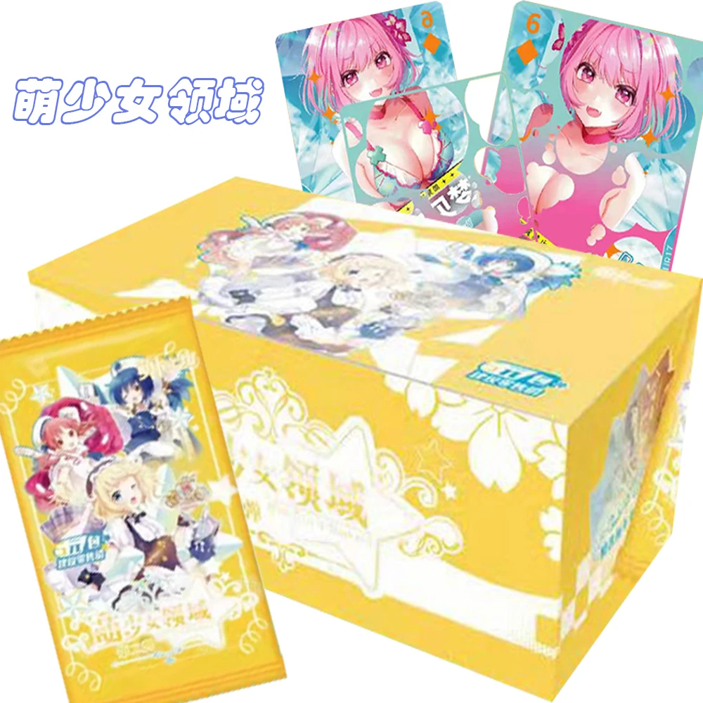 

Cute Girl Field Cards Goddess Story Collection for Children Anime Beauty Sweet Charming Rare Card Doujin Toys and Hobbies Gift