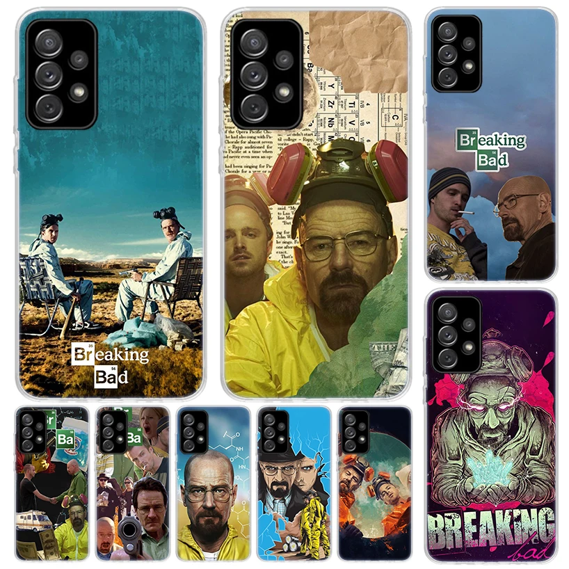 Breaking Bad TV Phone Case For Samsung Galaxy A15 A14 A54 A13 A53 A12 A52S A55 A22 A23 A24 A32 A33 A34 A25 A35 A03S A04S A02S Fo