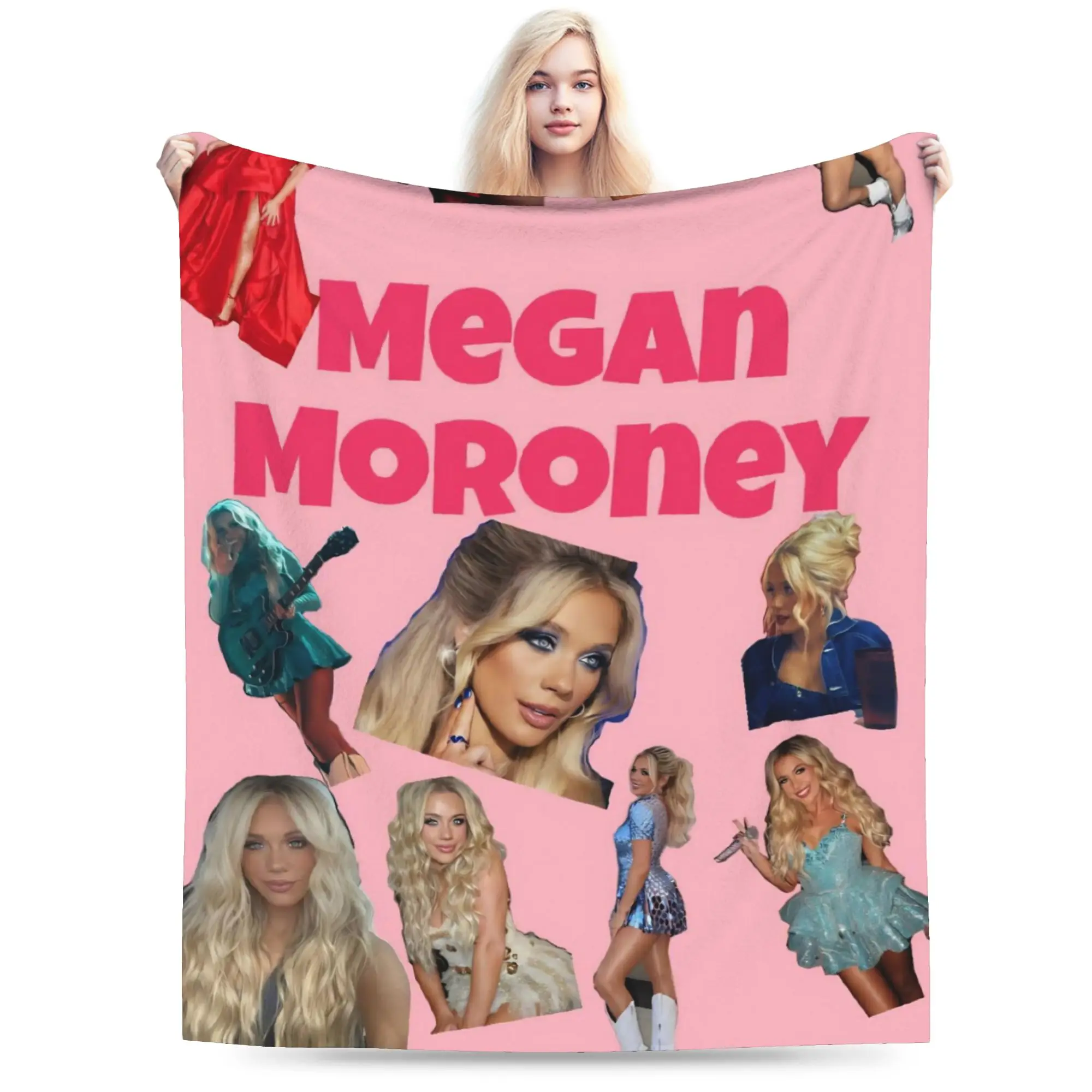 Megan Moroney Singer  Blanket Cozy Soft  Throw Blankets for Couch 50x60 Inch Multi-size Bedding Throws