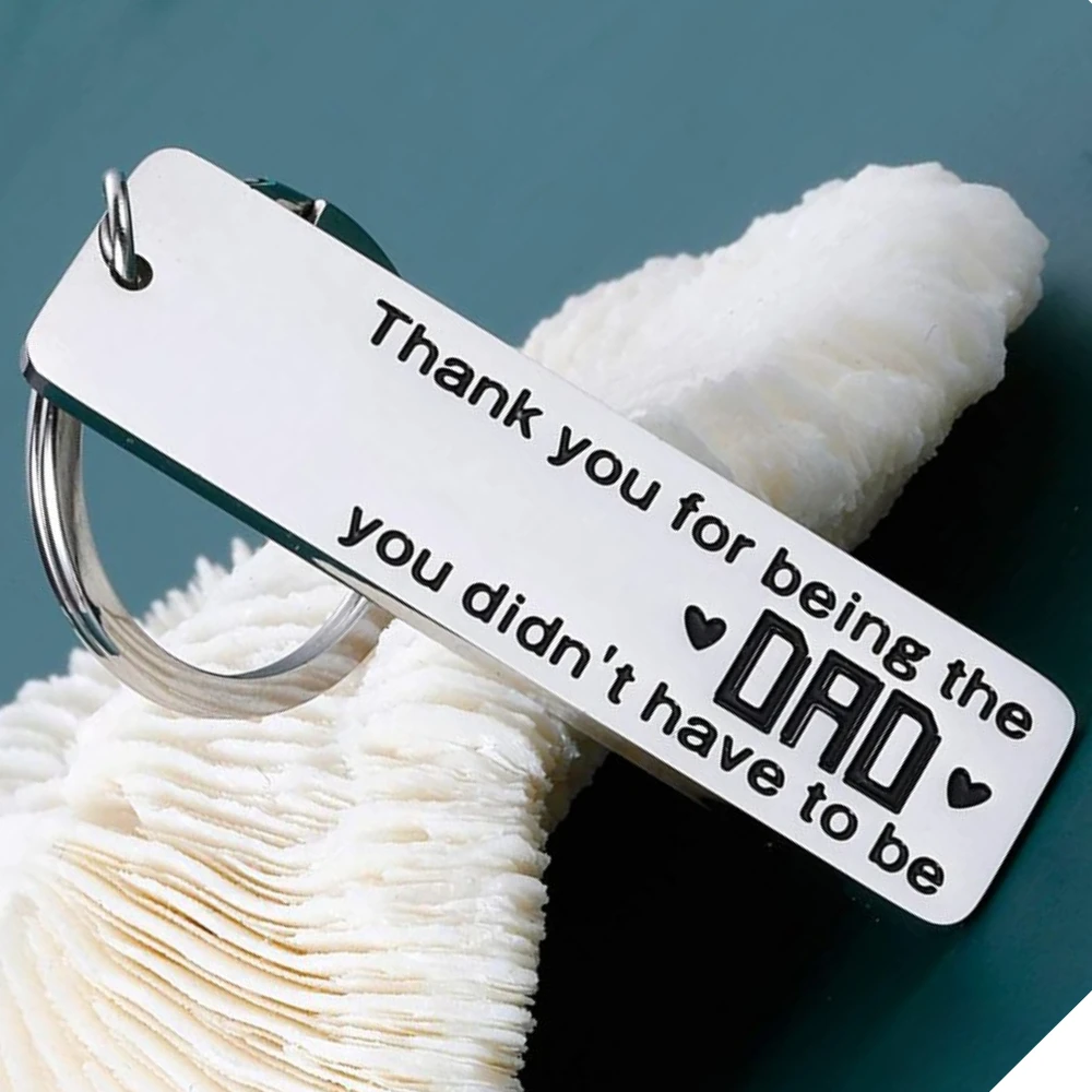 Father's Day Gifts Keychain for  Dad Father From Daughter Son Kids Wife Thank You Gift for Men Him Dad Father Stocking Stuffers