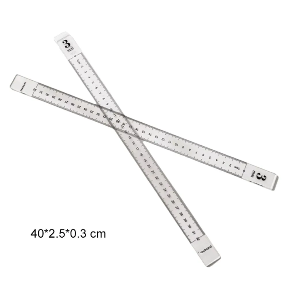 2PCS 3/4/5 MM Baking Leveling Ruler Transparent Acrylic Biscuit Balance Ruler DIY Cookie Thickness Measuring Ruler Fondant