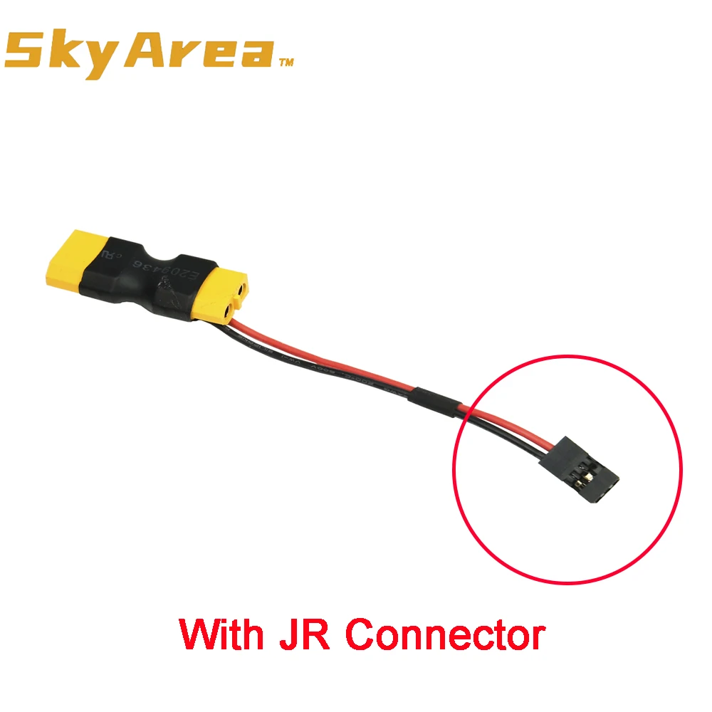 XT60 Male to Female JST Female / Male JR In-line Power Adapter Lipo Connector for RC Battery Model Charger Accessory