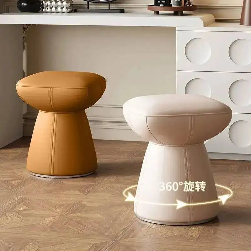 Makeup New Stool Master Bedroom Dressing Table Makeup Chair Living Room Round Stool Dopamine Premium