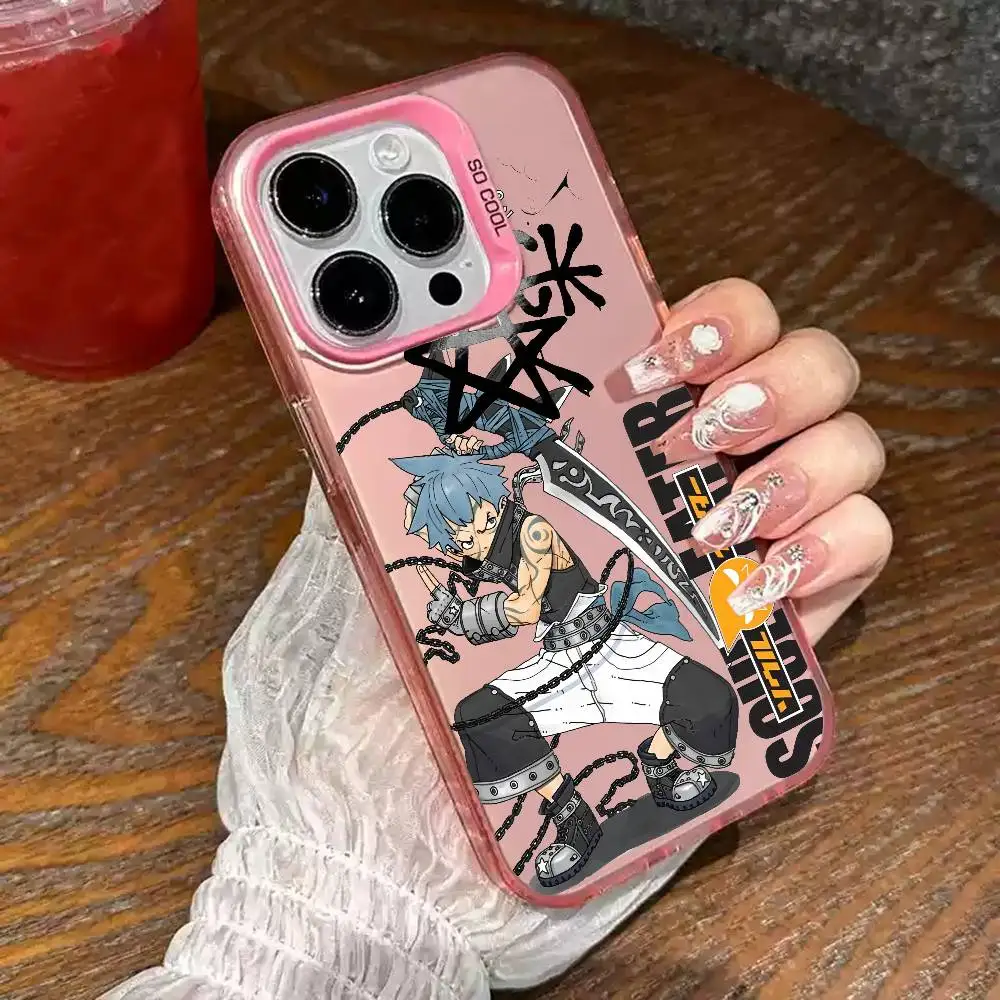 S-Soul E-Eater アニメスマホケース iPhone 17 16 15 14 13 12 11 Pro