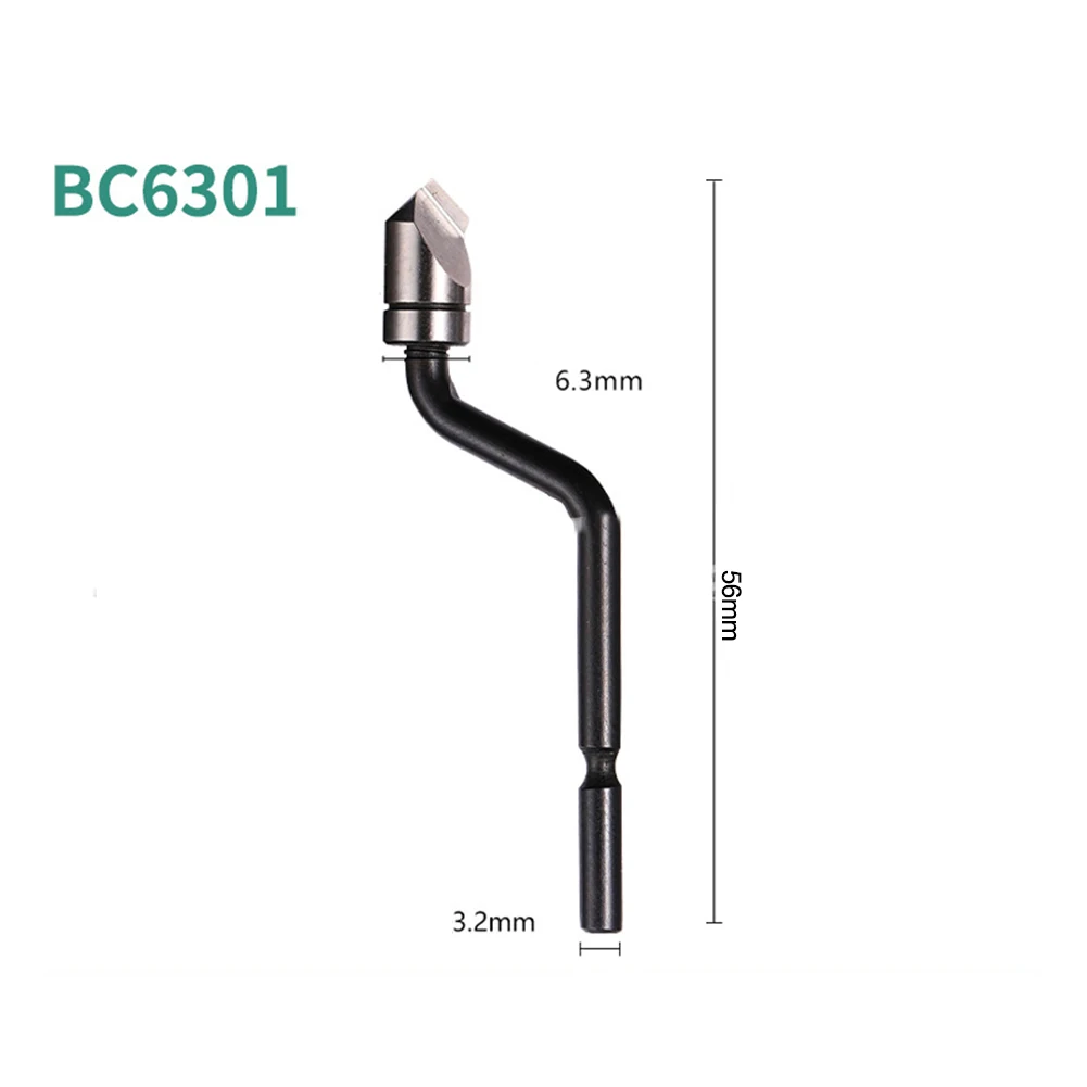Black Silver Deburring Tool Set Tool Chamfer Cutter Compact Portable Design Process Stainless Steel To Plastic
