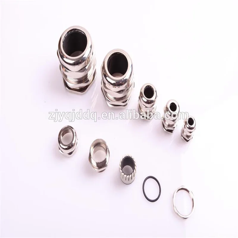 

1Pcs PG7 PG9 PG11 PG13.5 PG16 PG19 PG21 PG25 PG29 PG36 Nickel Brass Metal IP68 Waterproof Cable Glands Connector Wire