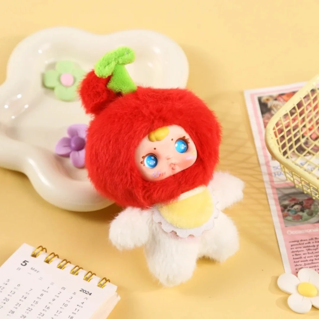 Nommi V3 sustituto de 2025mm, caja ciega de juguete de peluche afrutado de caramelo, decoración de escritorio bonita y creativa, muñeco coleccionable con cara de vinilo a la moda