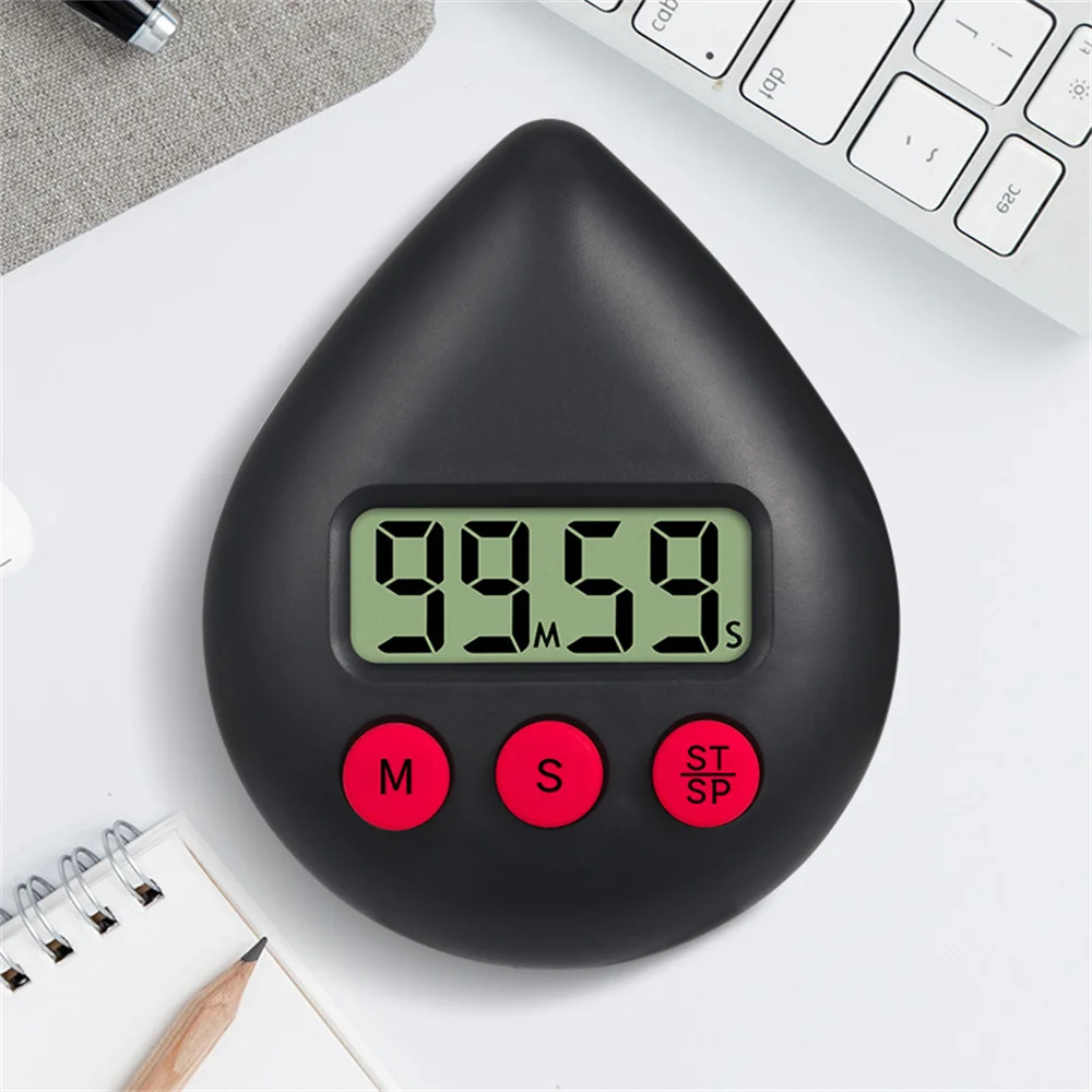 Reminder Memory Function Management Time Abs Material Black Small Kitchen Appliances And Accessories Kitchen Supplies Waterproof