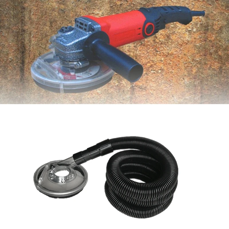 Dust Shroud Kit Dry Grinding Cover Tool For Angle Hand Grinder Clear 100-125Mm S29 20 With Vacuum Cleaner Durable