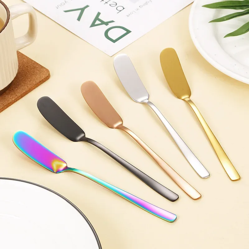 Butter knife Stainless Steel Cheese Tools  Cheese Dessert Jam Knifes  Toast Wipe Cream Bread Cheese Cutter Kitchen Tools