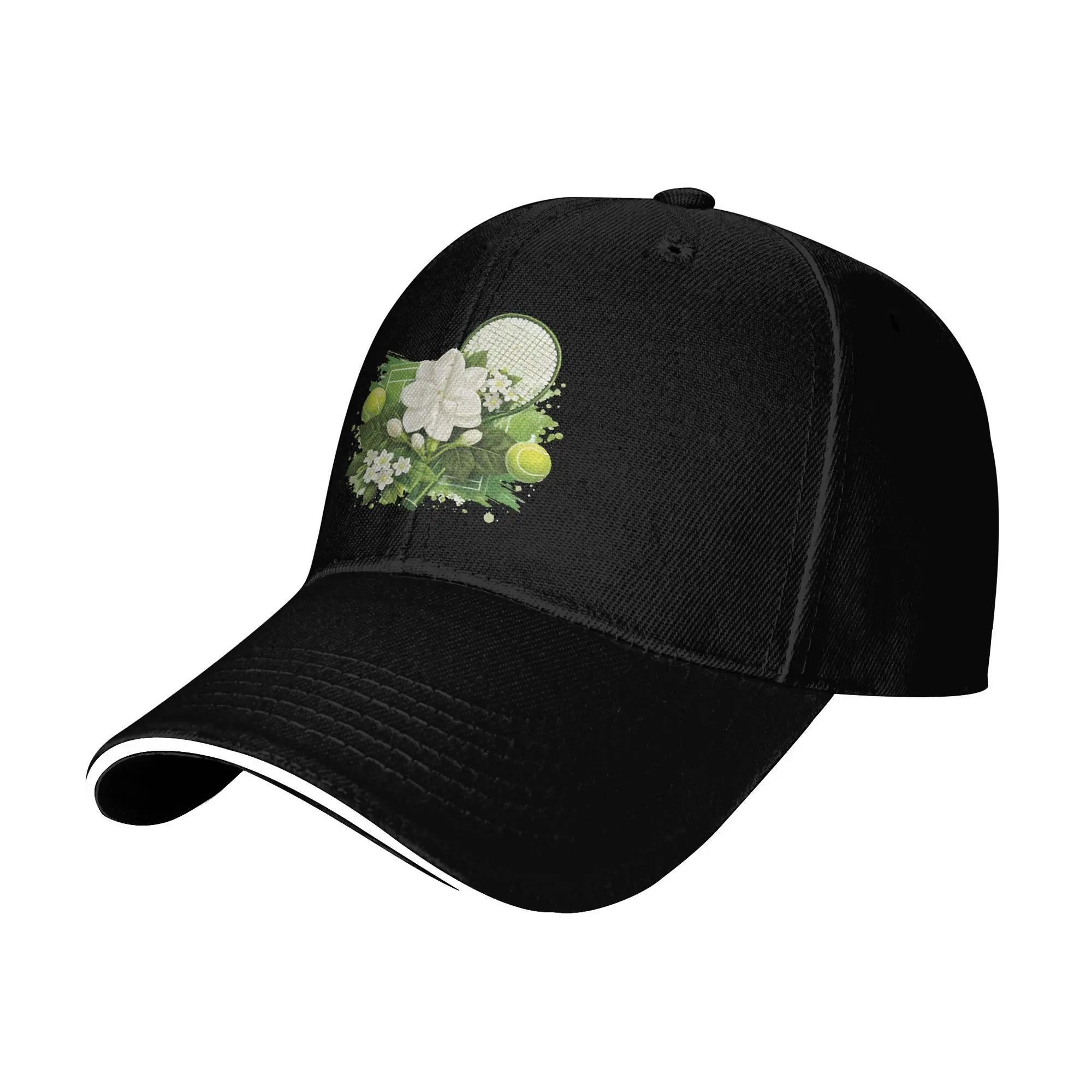 Alexandra Eala Tennis Floral Splash Art Baseball Cap  Casual Hip Hop Hats Summer Men Adult Outdoor Sports Baseball Caps
