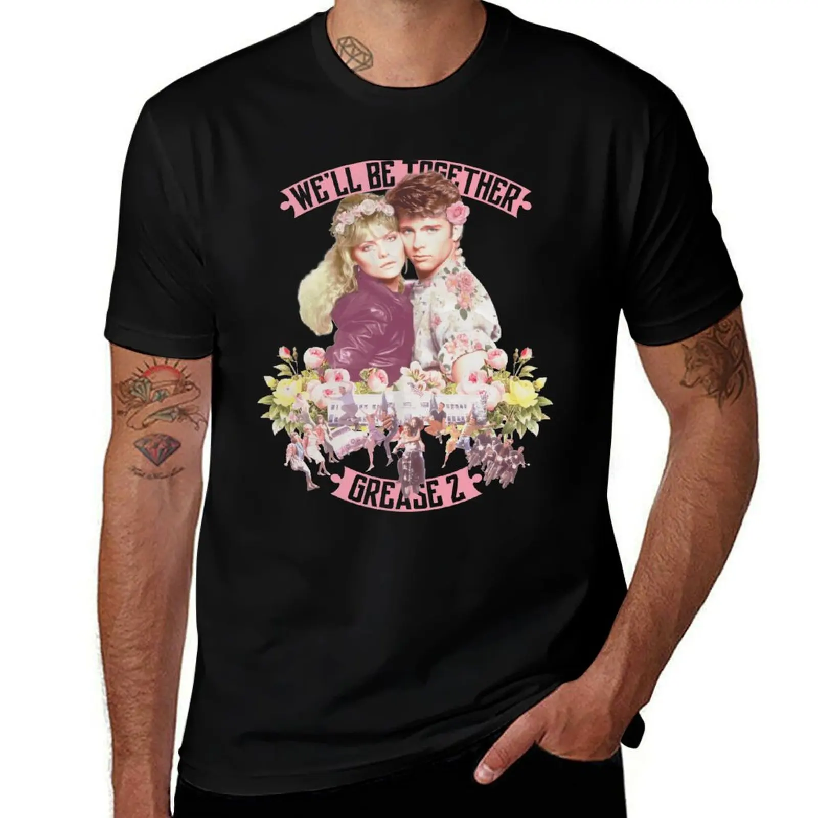Grease 2 - Floral T-Shirt Sun Protective Outdoor Tee Top T-Shirt