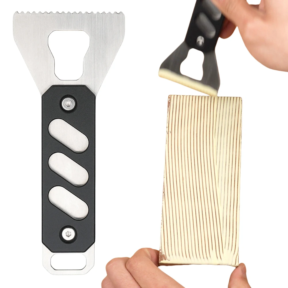 Lijmstrooier Gemakkelijk te gebruiken DIY Notch Troffel Hardhouten vloerenstrooier Lijmapplicators Tool