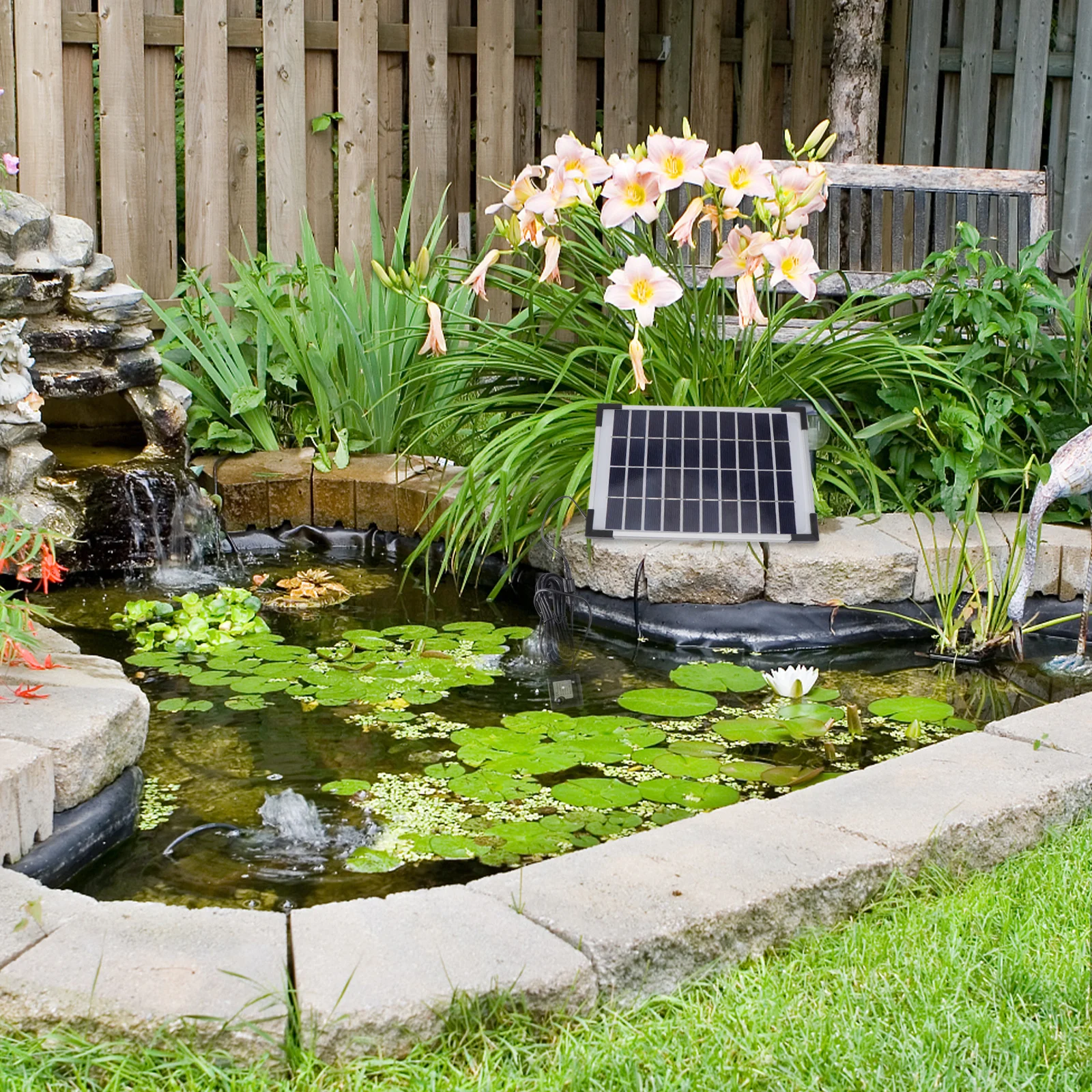 200L H Dc 6 12 فولت فرش مضخة المياه بالطاقة الشمسية غاطسة لنافورة حوض السمك خزان الأسماك بركة تيار المياه تعميم