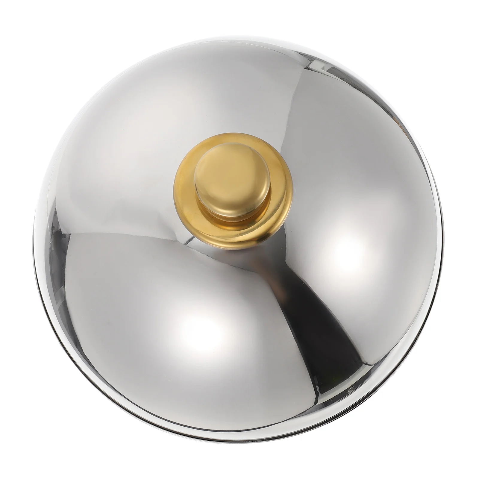 

1Pcs Kitchen Food Cover Stainless Steel Dome Shaped Lid for Meal Protection Against Flies Dust Ideal for Home Hotel Restaurant