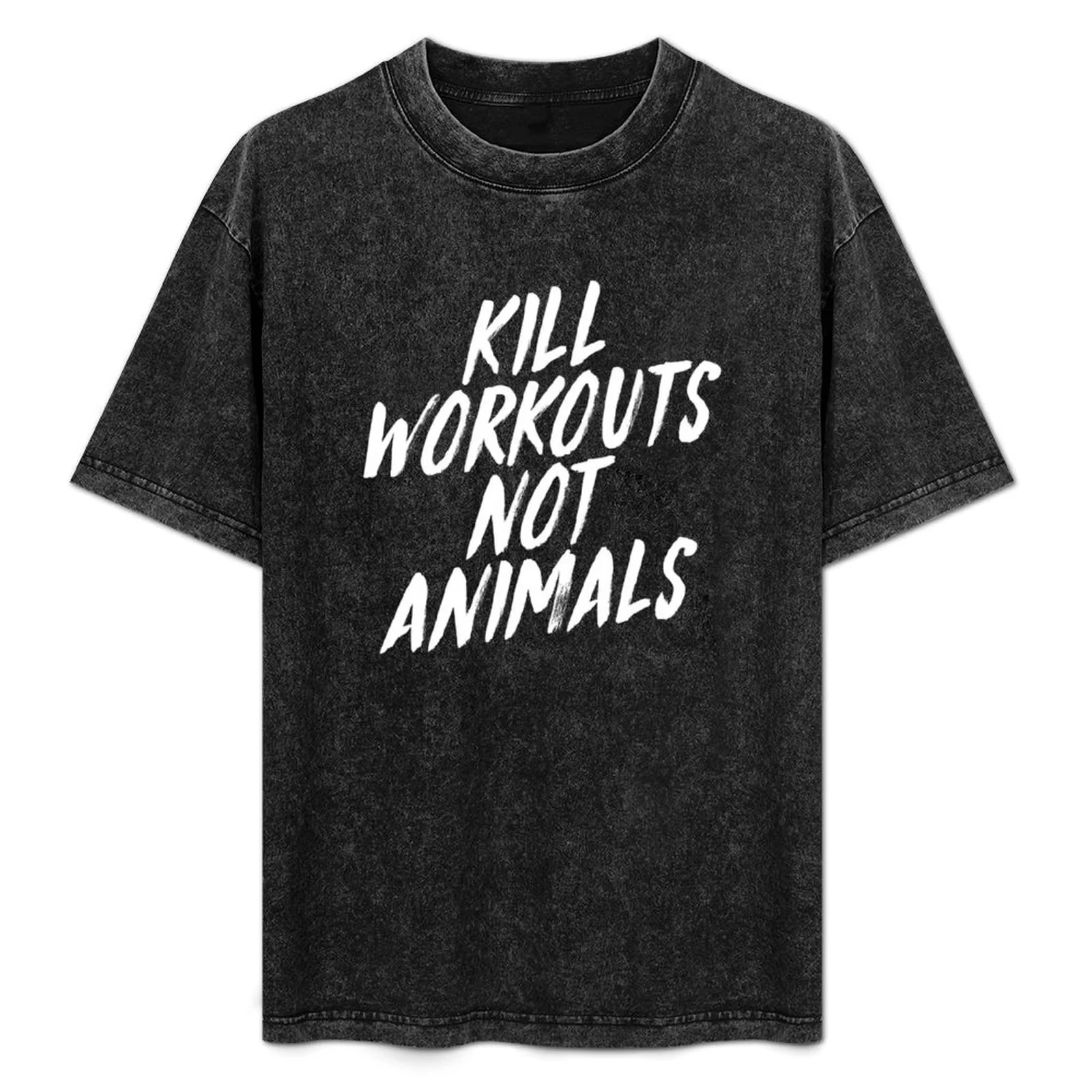 

Kill Workout Not Animal T-Shirt Graphic T-Shirt Fun Gifts Anime Stuff Men's Graphic T-Shirt Summer Hip Hop Street Cotton T-Shirt