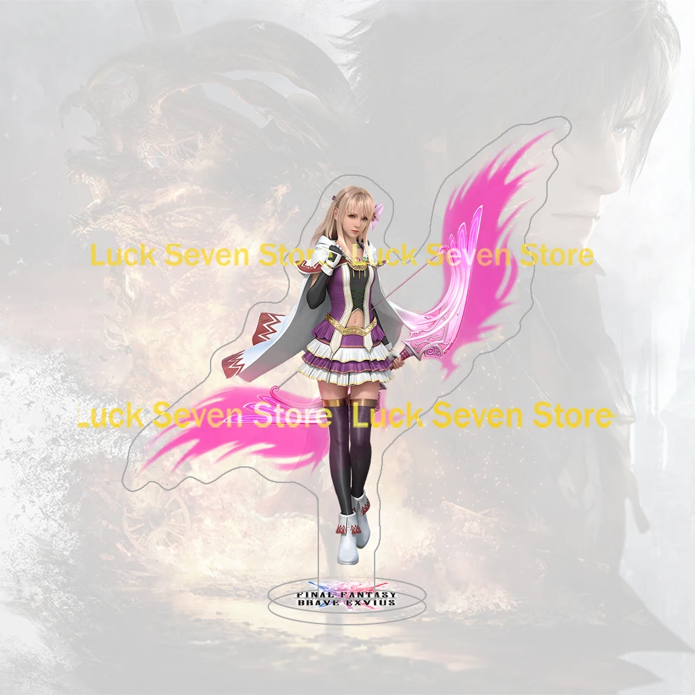 Final Fantasy Brave Exvius FFBE Acrylic Stand Figure Ayaka Reberta Jake Sakura Lasswell Johnny Vera Game Keychain Ornament Gift
