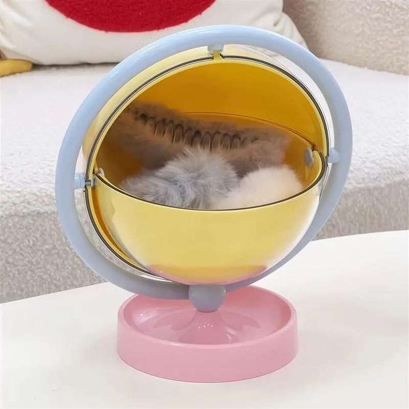 

Rotating Earth Globe Key Holder Planet Cosmetic Organizer Box Home Entranceway Key Storage Rack Dust Cover round Plastic Box