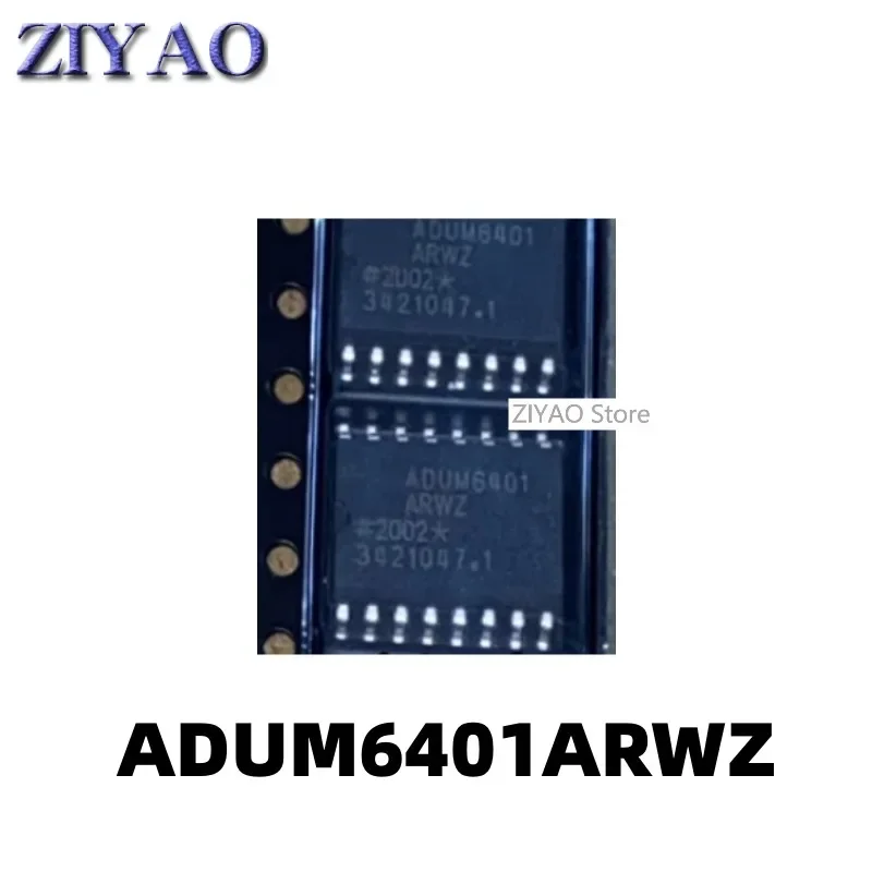 5PCS ADUM6401ARWZ ADUM6401 SOP16 pin patch wide body digital isolator