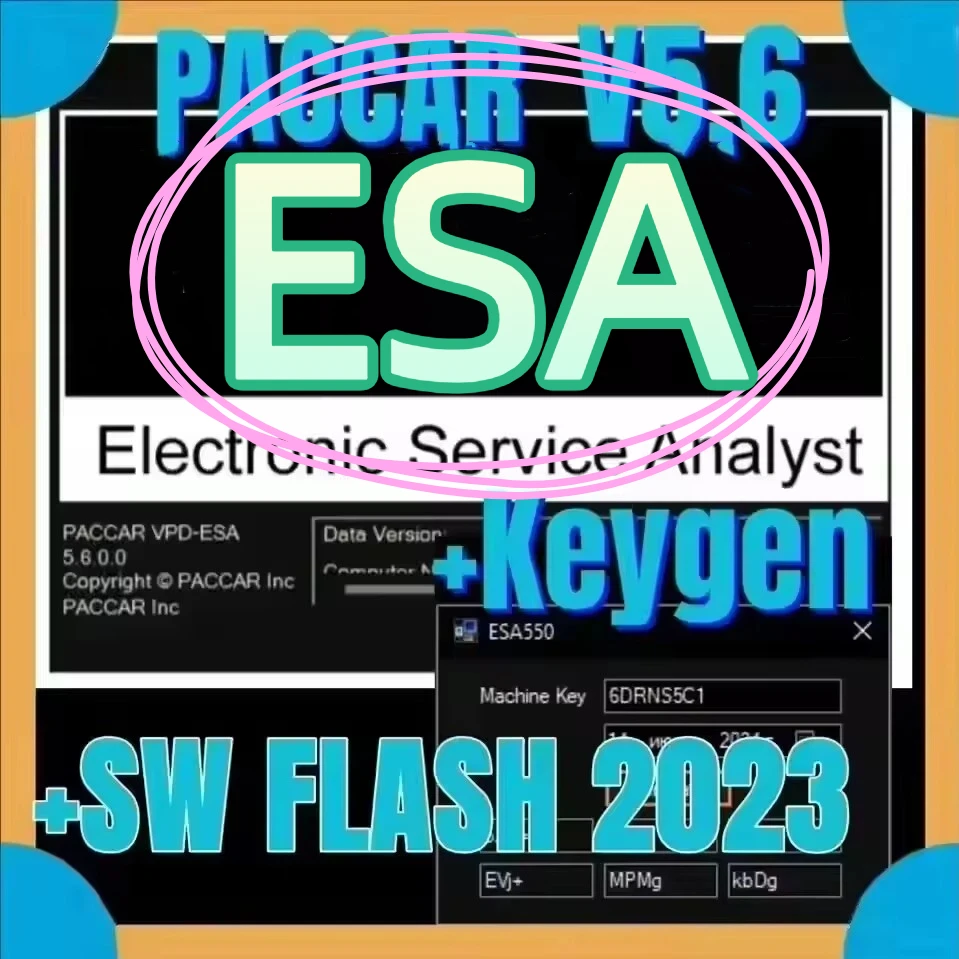 

2025, venta caliente, 2023 ESA Analizador de servicio electrónico 5,6 + 2023 SW FLASH FILE + desbloqueo de llave gratis para Pac