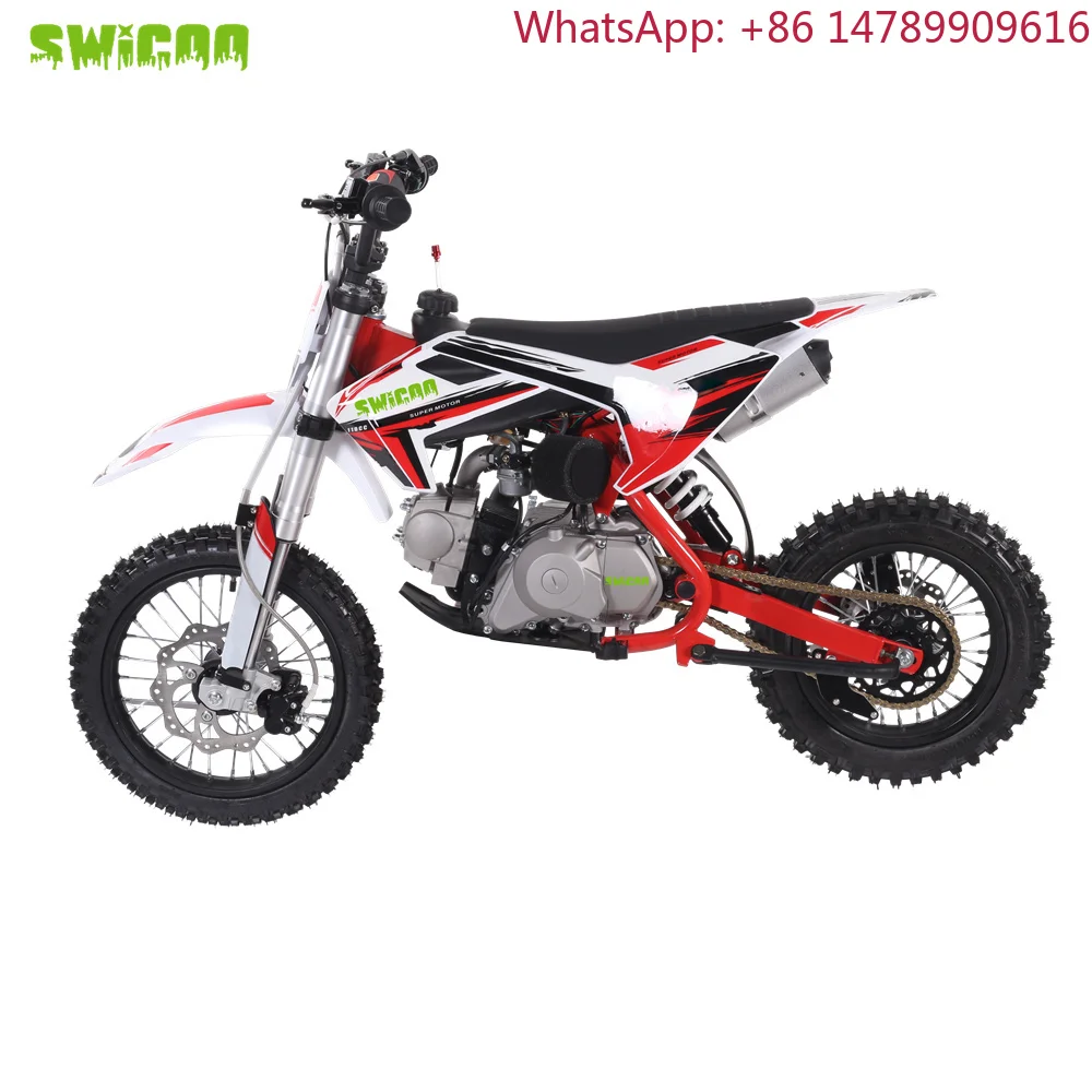 Moto tout-terrain légère SWICOO homologuée EPA CE, 110 cm³, moteur Yinxiang, pneus 14 et 12, Pit Bike, Motocross, Aventure, Off-Road
