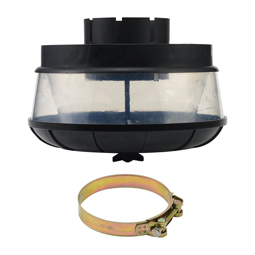 

5 Inch Intake Outlet Tractor Excavator Air Snorkel Head Air Ram Sand Cup, Airflow Fresh Air Intake Top Pre-Cleaner Replacement