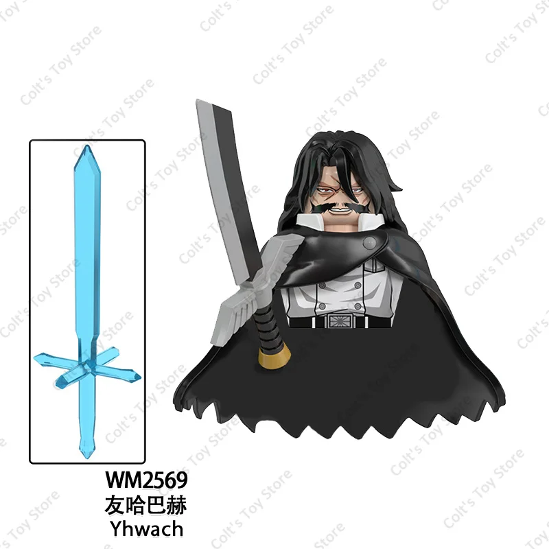 Classic BLEACH Anime Mini Action Figures Bricks Dolls Kurosaki Ichigo Urahara Kisuke Cartoon Ulquiorra Model Building Blocks Toy