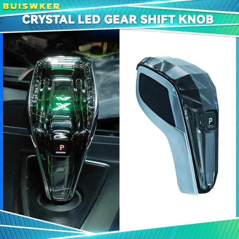 

Left Hand Drive 1 piece Set For BMW X5 X6 X3 X4 F02 G30 G38 G01 G08 G02 G29 F20 F22 F30 F10 Crystal led Gear Shift Knob