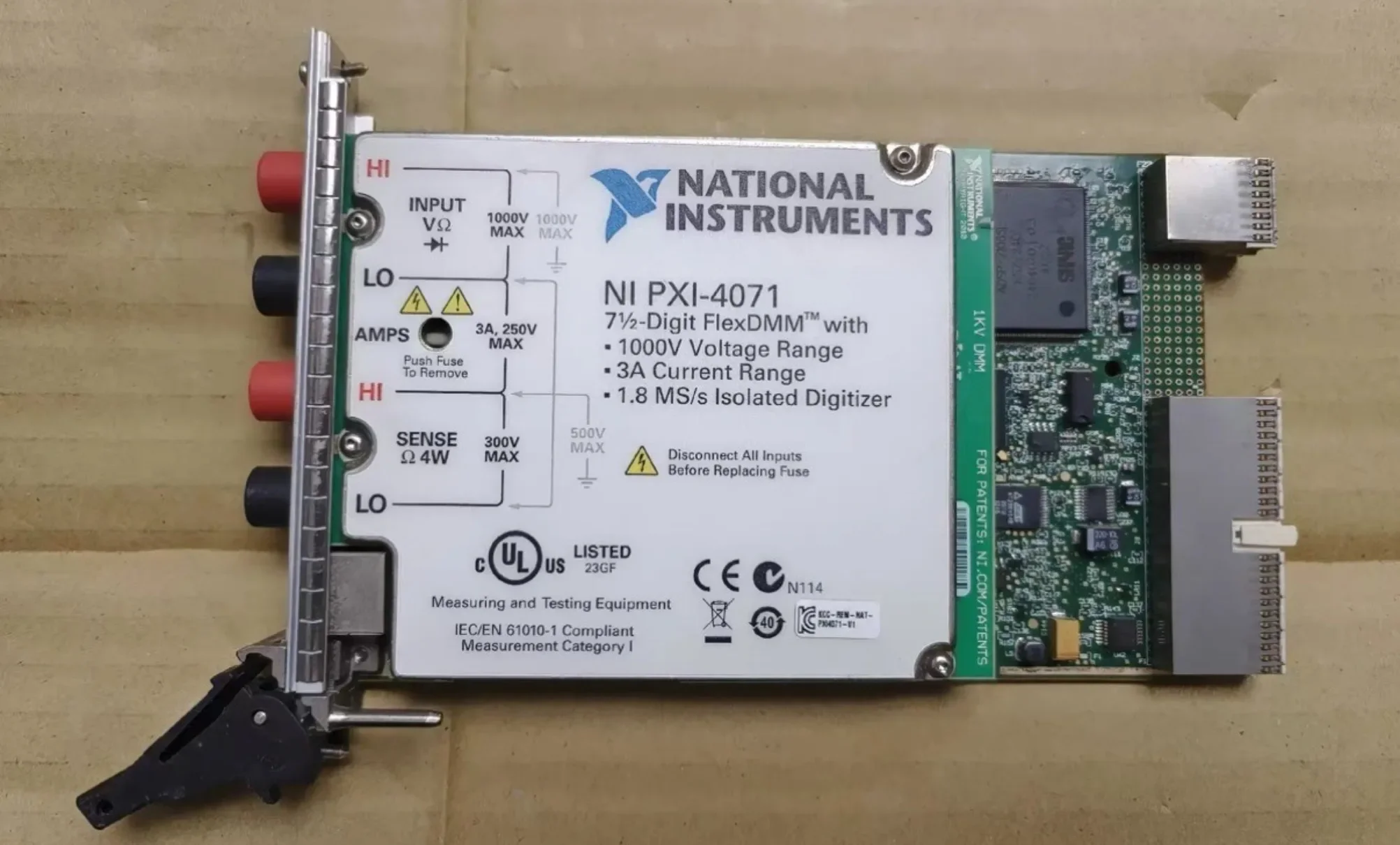 1PCUsed NI National Instruments PXI-4071 high quality Quality Guaranteed In Stock #familitrade