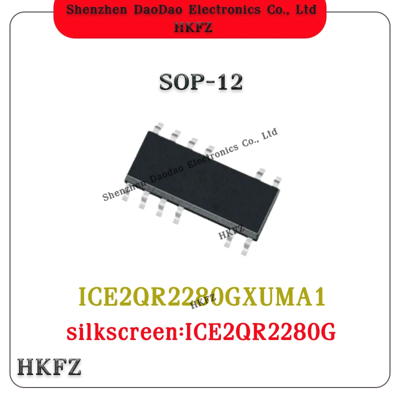 

10Pcs ICE2QR2280GXUMA1 ICE2QR2280G SOP12 offline switch chip new original
