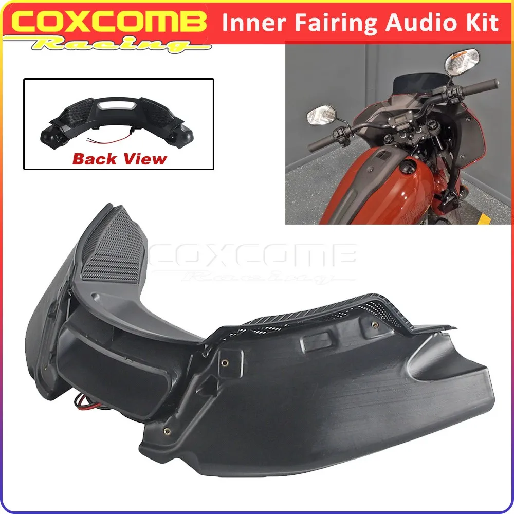 

Sound System Speakers Housing For Harley Softail Low Rider ST FXLRST 2022 2023 2024 2025 2026 Motorcycle Inner Fairing Audio Kit