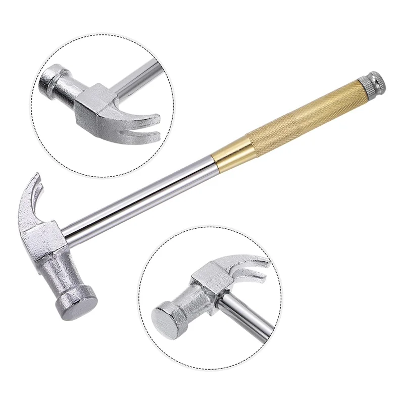 

N04R 2Pcs 6In1 Multifunctional Metal Mini Hammer, Small Nesting Hammer, And Screwdriver Set, Portable Steel Mini Hammer Ideal