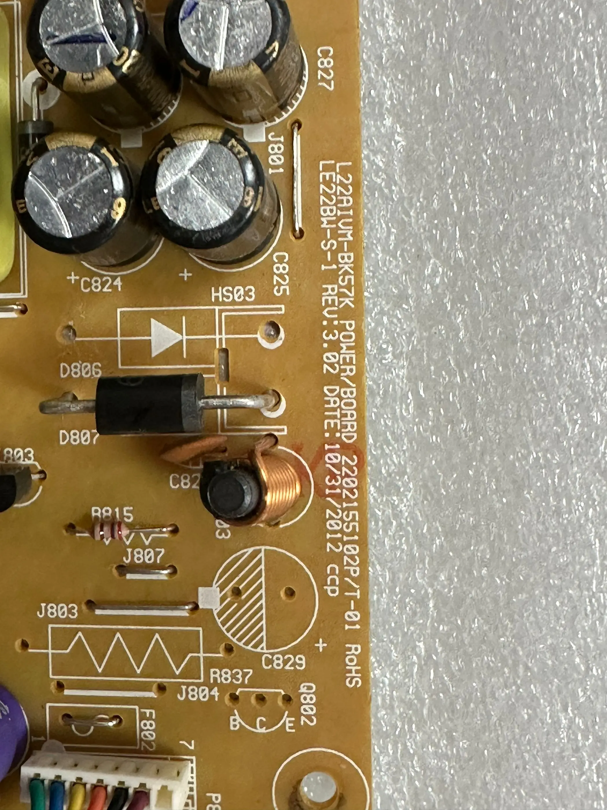 لوحة الطاقة الأصلية لنوعية جيدة ، VA2206H-LED ، VS14864 ، L22AIVM-BK57K ، LE22BW-S-1