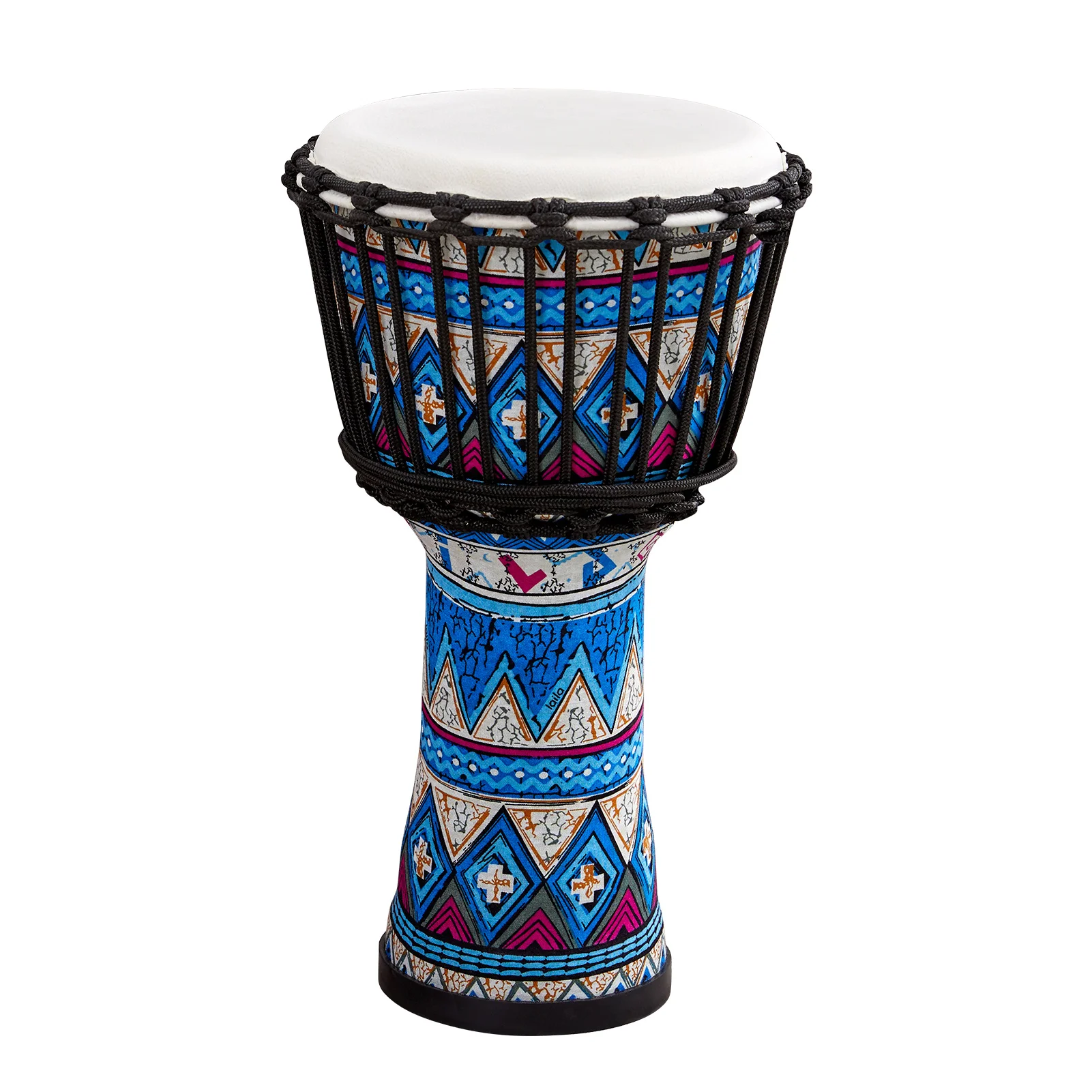 8 palec přenosné africký buben djembe ruka buben s pestrý umění vzorů příklepová hudební měřici zařízení